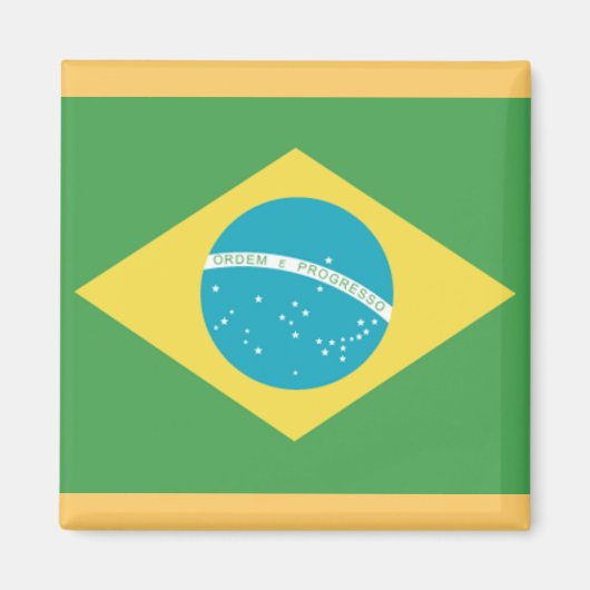Flagge des brasilianischen Magnet (Vorne)