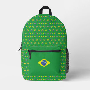 Flagge des brasilianischen Musters   Mochila Bande Bedruckter Rucksack