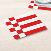 Flagge des Bremer Untersetzer (angewinkelt)
