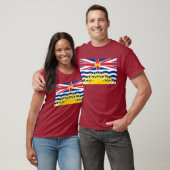 Flagge des Britisch-Columbia, Kanada T-Shirt (Unisex)