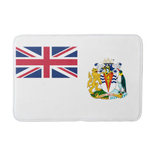 Flagge des Britischen Antarktis-Territoriums Badematte