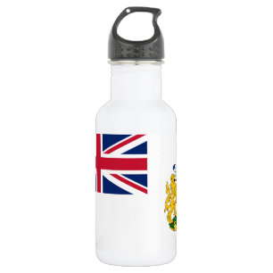 Flagge des Britischen Antarktis-Territoriums Edelstahlflasche