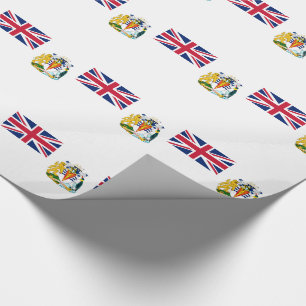 Flagge des Britischen Antarktis-Territoriums Geschenkpapier