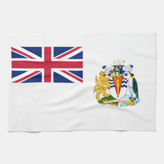 Flagge des Britischen Antarktis-Territoriums Geschirrtuch (Horizontal)