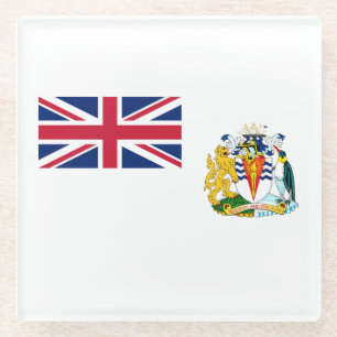 Flagge des Britischen Antarktis-Territoriums Glasuntersetzer