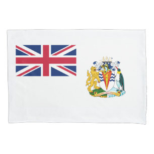 Flagge des Britischen Antarktis-Territoriums Kissenbezug
