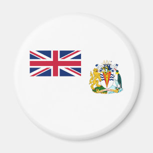 Flagge des Britischen Antarktis-Territoriums Magnet