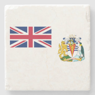 Flagge des Britischen Antarktis-Territoriums Steinuntersetzer