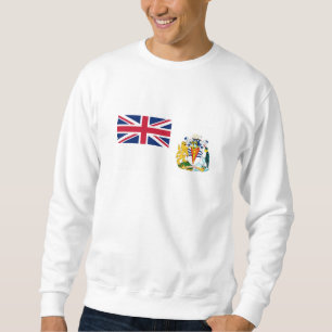 Flagge des Britischen Antarktis-Territoriums Sweatshirt