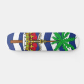 Flagge des britischen Territoriums des Indischen O Skateboard (Horizontal)