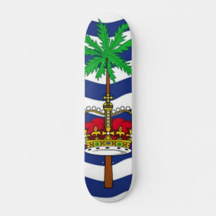 Flagge des britischen Territoriums des Indischen O Skateboard