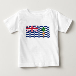 Flagge des Britischen Territoriums im Indischen Oz Baby T-shirt