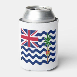 Flagge des Britischen Territoriums im Indischen Oz Dosenkühler