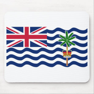Flagge des Britischen Territoriums im Indischen Oz Mousepad