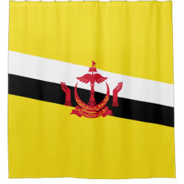 Flagge des Brunei-Duschvorhangs Duschvorhang