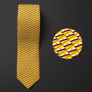 Flagge des Brunei-Musters Krawatte