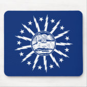 Flagge des Büffels, New York Mousepad (Vorne)