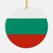 Flagge des bulgarischen Ornaments Keramikornament (Vorne)