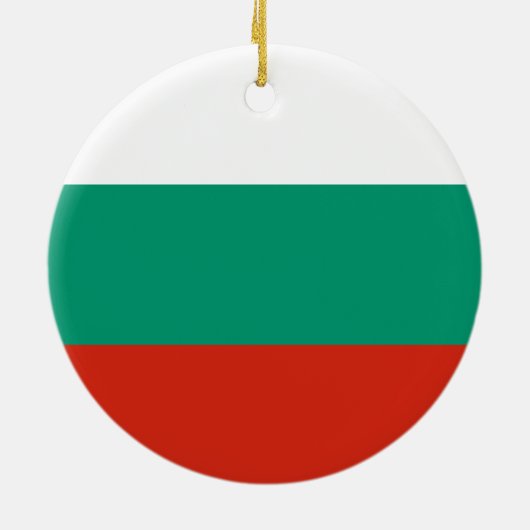 Flagge des bulgarischen Ornaments Keramikornament (Hinten)