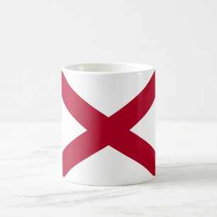 Flagge des Bundesstaates Alabama Kaffeetasse