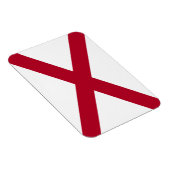 Flagge des Bundesstaates Alabama Magnet (Rechte Seite)