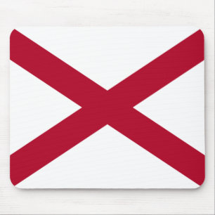 Flagge des Bundesstaates Alabama Mousepad