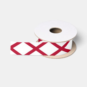 Flagge des Bundesstaates Alabama Satinband