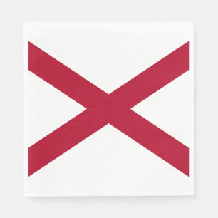 Flagge des Bundesstaates Alabama Serviette
