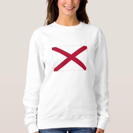 Flagge des Bundesstaates Alabama Sweatshirt (Vorderseite)