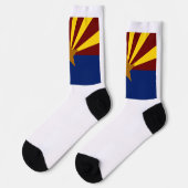Flagge des Bundesstaates Arizona Socken (Linkes Detail)