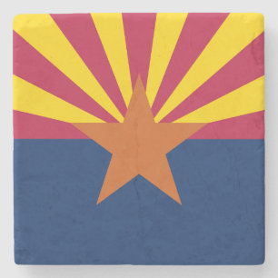 Flagge des Bundesstaates Arizona Steinuntersetzer