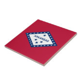 Flagge des Bundesstaates Arkansas Fliese (Seite)