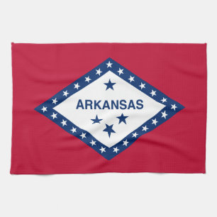Flagge des Bundesstaates Arkansas Geschirrtuch