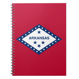 Flagge des Bundesstaates Arkansas Notizblock