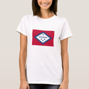 Flagge des Bundesstaates Arkansas T-Shirt