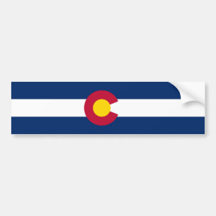 Flagge des Bundesstaates Colorado Autoaufkleber