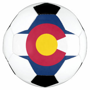 Flagge des Bundesstaates Colorado Fußball