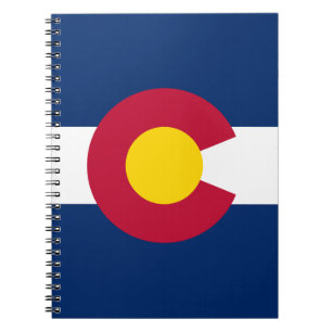 Flagge des Bundesstaates Colorado Notizblock