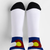 Flagge des Bundesstaates Colorado Socken (Oben)