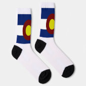 Flagge des Bundesstaates Colorado Socken (Rechts)