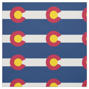Flagge des Bundesstaates Colorado Stoff