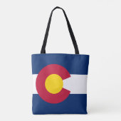 Flagge des Bundesstaates Colorado Tasche (Rückseite)