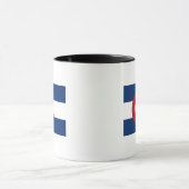 Flagge des Bundesstaates Colorado Tasse (Zentrum)