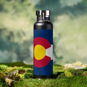 Flagge des Bundesstaates Colorado Trinkflasche