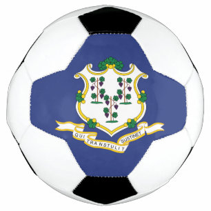 Flagge des Bundesstaates Connecticut Fußball