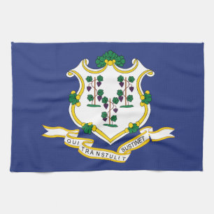Flagge des Bundesstaates Connecticut Geschirrtuch