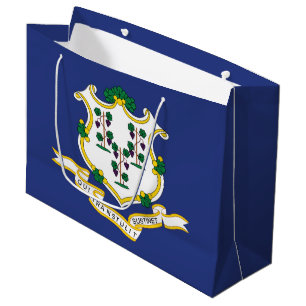 Flagge des Bundesstaates Connecticut Große Geschenktüte