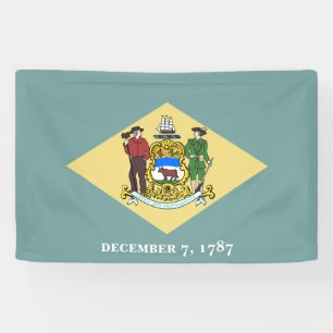 Flagge des Bundesstaates Delaware Banner