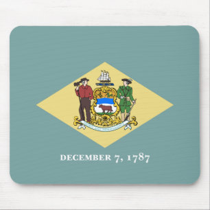 Flagge des Bundesstaates Delaware Mousepad