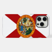 Flagge des Bundesstaates Florida iPhone Hülle (Rückseite (Horizontal))